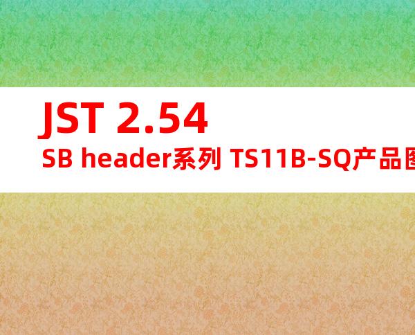 JST 2.54SB header系列 TS11B-SQ产品图纸